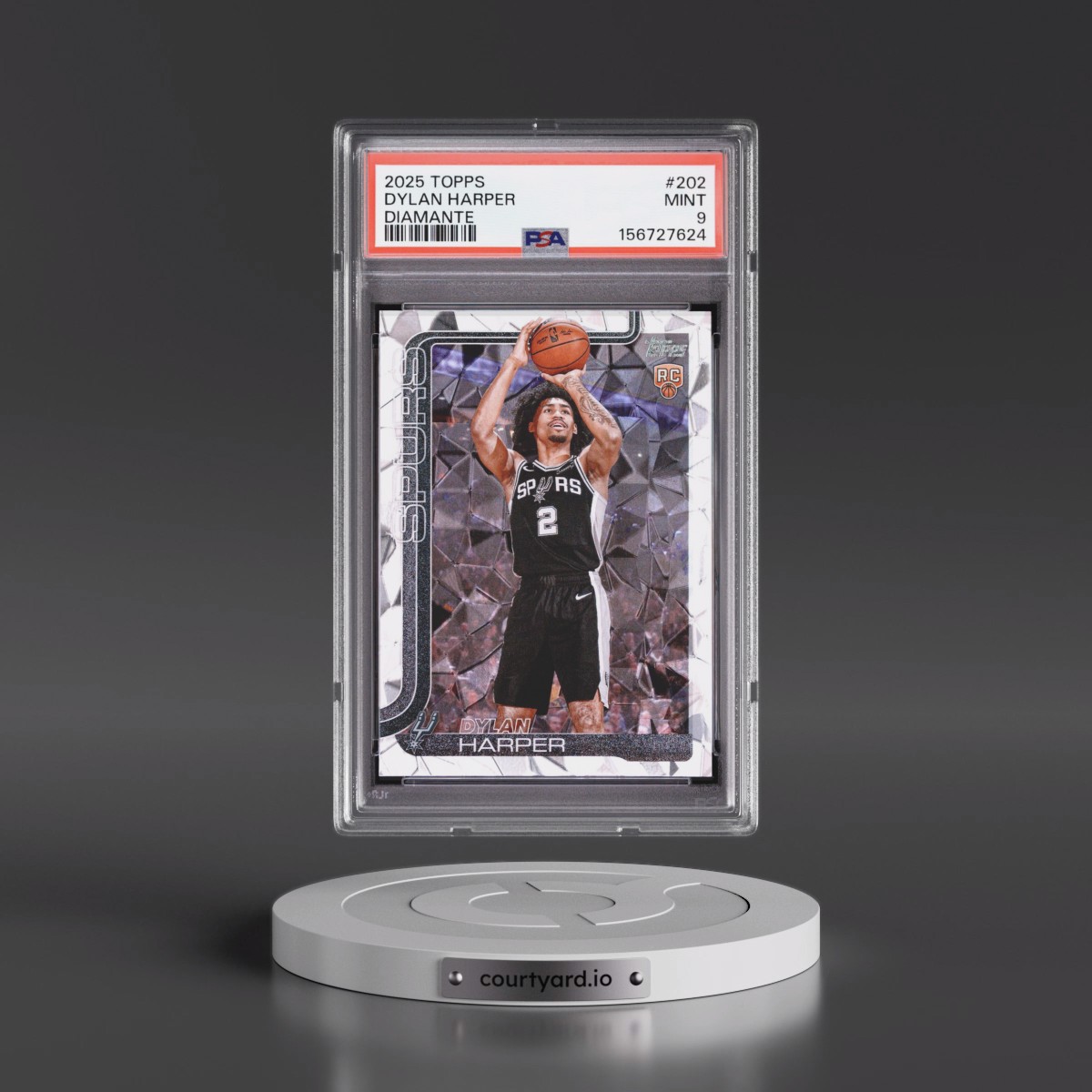 2025 Topps #202 Dylan Harper - Diamante (PSA 9 MINT)