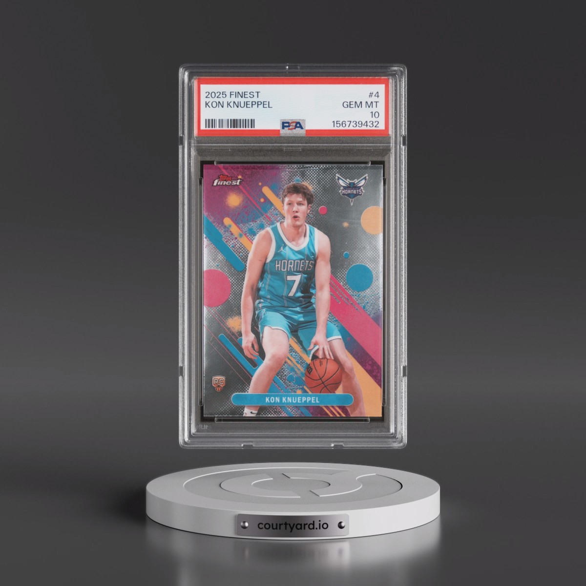 2025 Topps Finest #4 Kon Knueppel (PSA 10 GEM MINT)