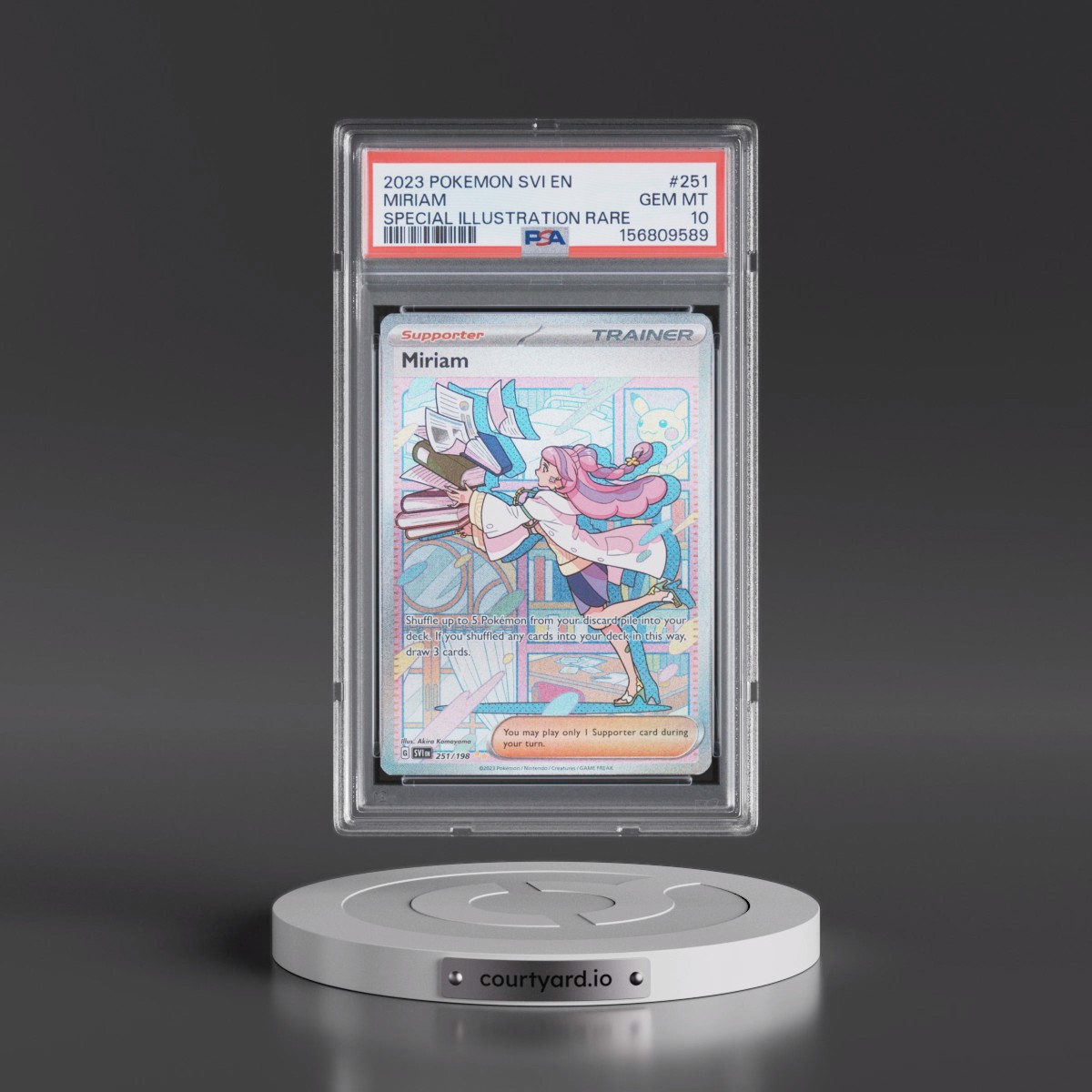 2023 Pokémon Svi EN-Scarlet & Violet #251 Miriam - Special Illustration Rare (PSA 10 GEM MINT)