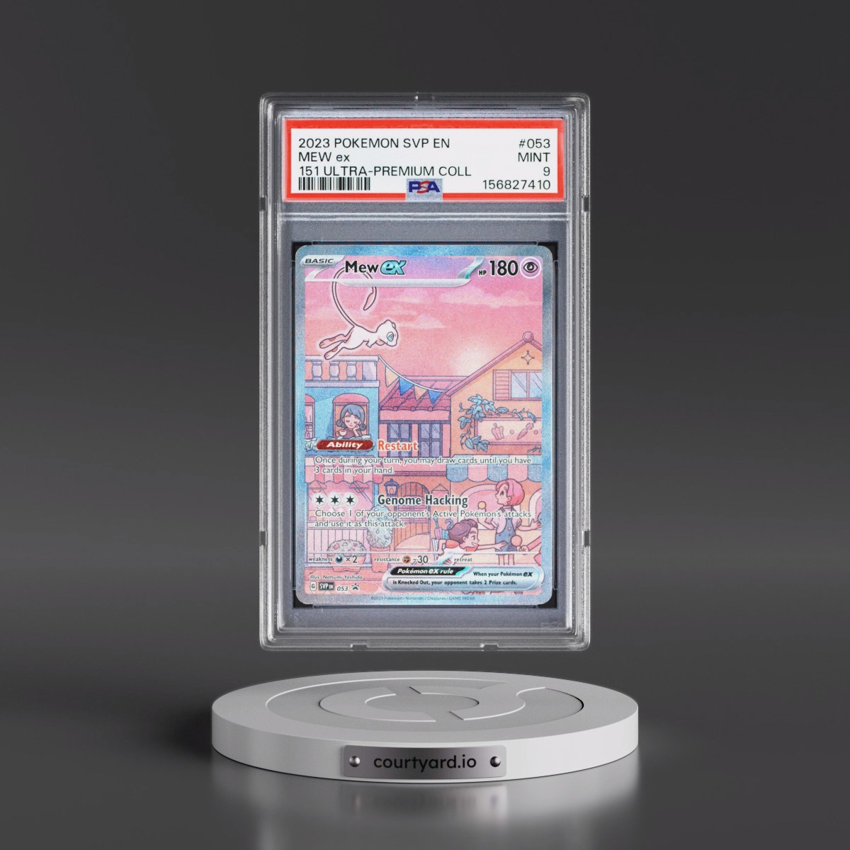 2023 Pokémon Svp EN-SV Black Star Promo #053 Mew EX - Holo 151 Ultra-Premium Collection (PSA 9 MINT)