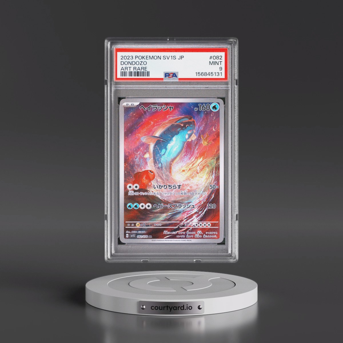 2023 Pokémon Sv1s-Scarlet EX #082 Dondozo - Art Rare (PSA 9 MINT)