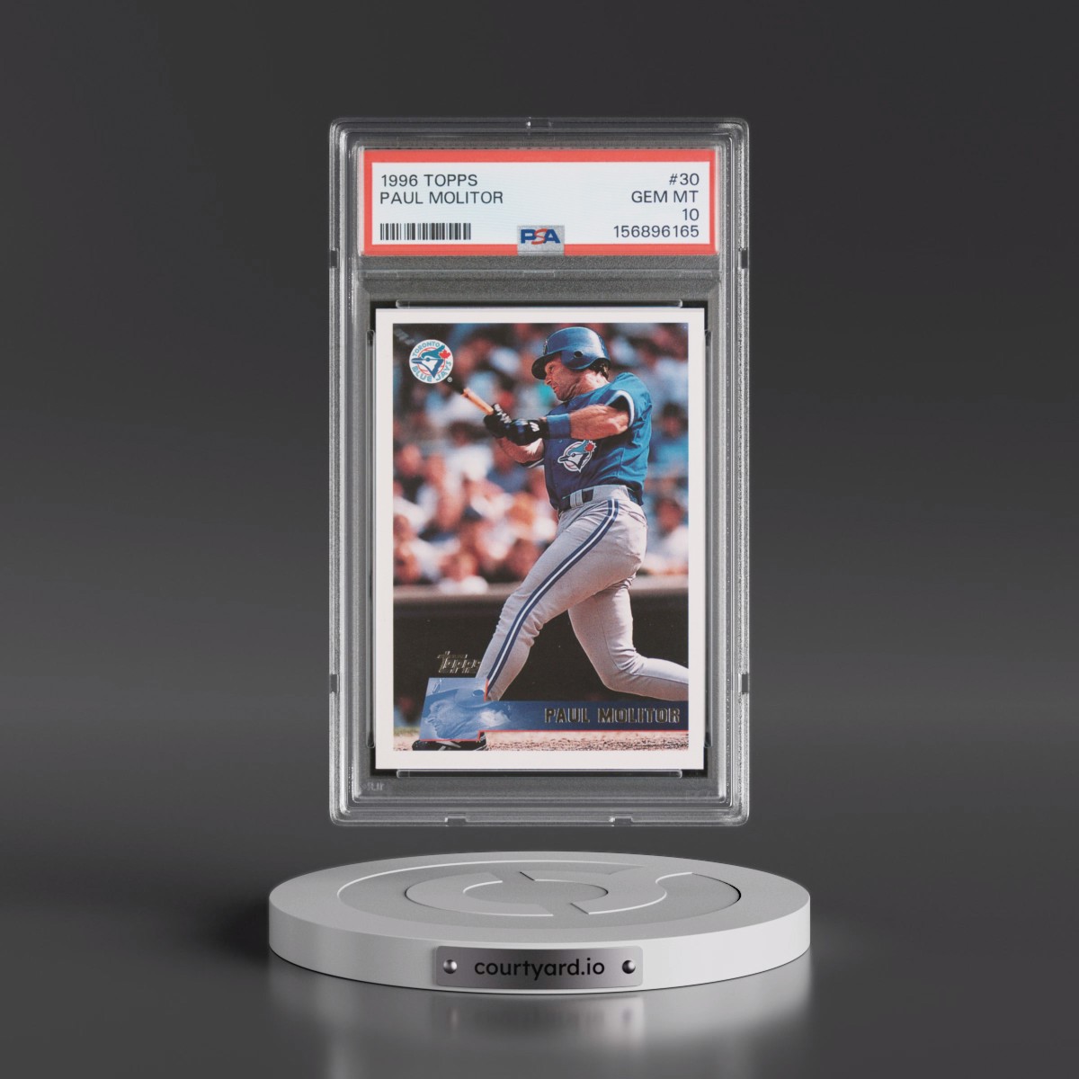 1996 Topps #30 Paul Molitor (PSA 10 GEM MINT)