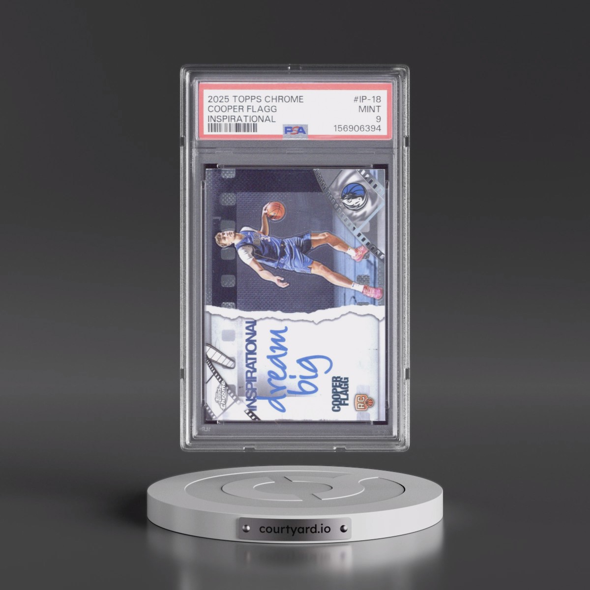 2025 Topps Chrome Inspirational #IP-18 Cooper Flagg (PSA 9 MINT)