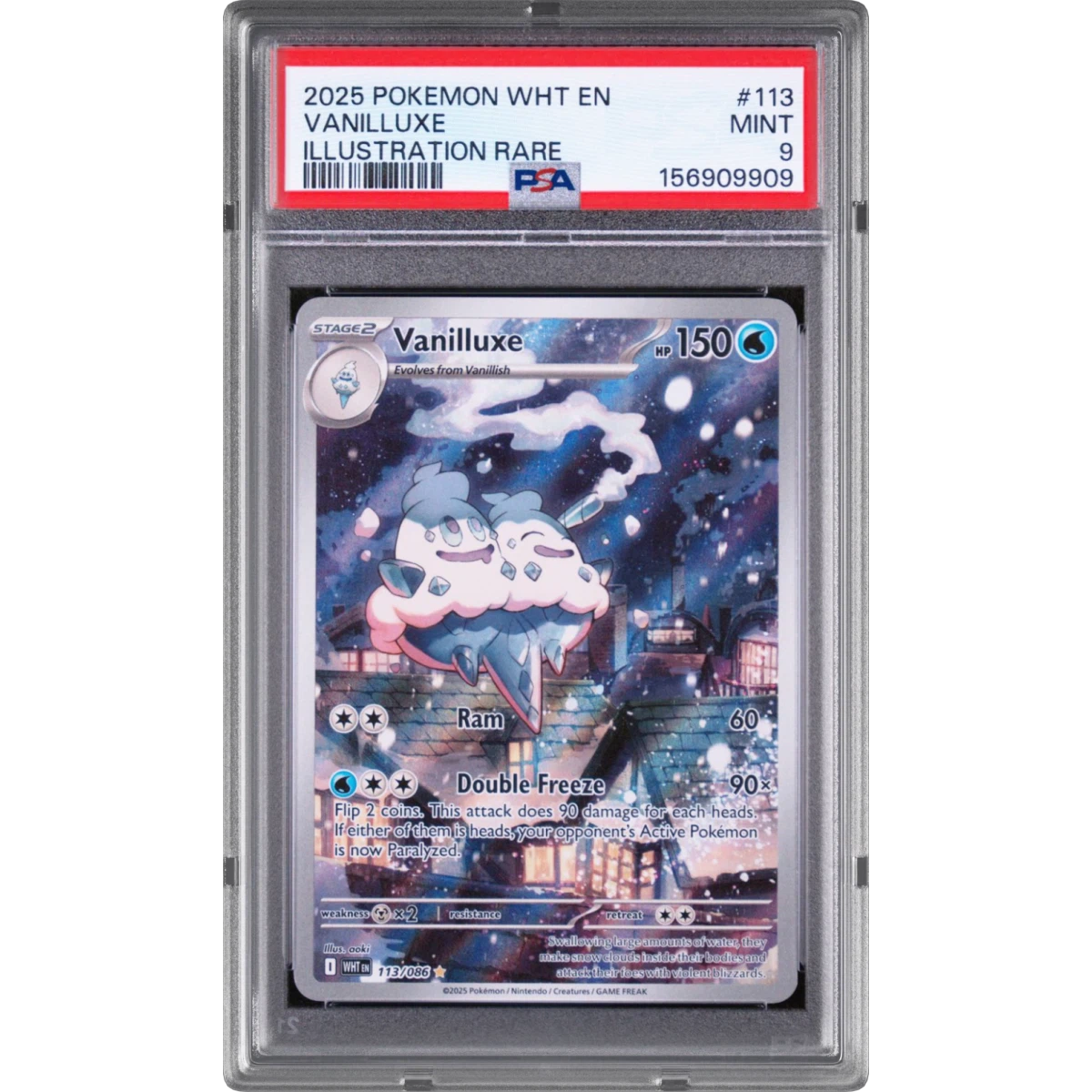Pokémon Wht White Flare Vanilluxe