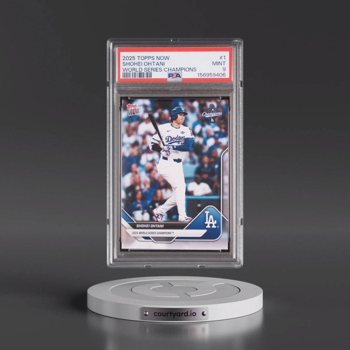 2025 Topps Now los Angeles Dodgers World Series Champions #1 Shohei Ohtani (PSA 9 MINT)