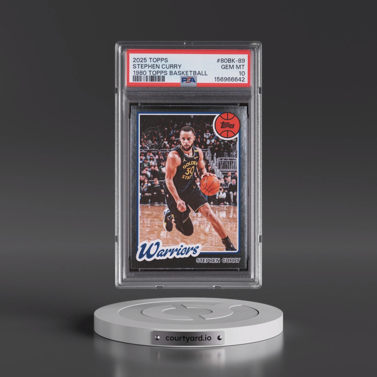 2025 Topps 1980-81 Topps Basketball #80BK-89 Stephen Curry (PSA 10 GEM MINT)