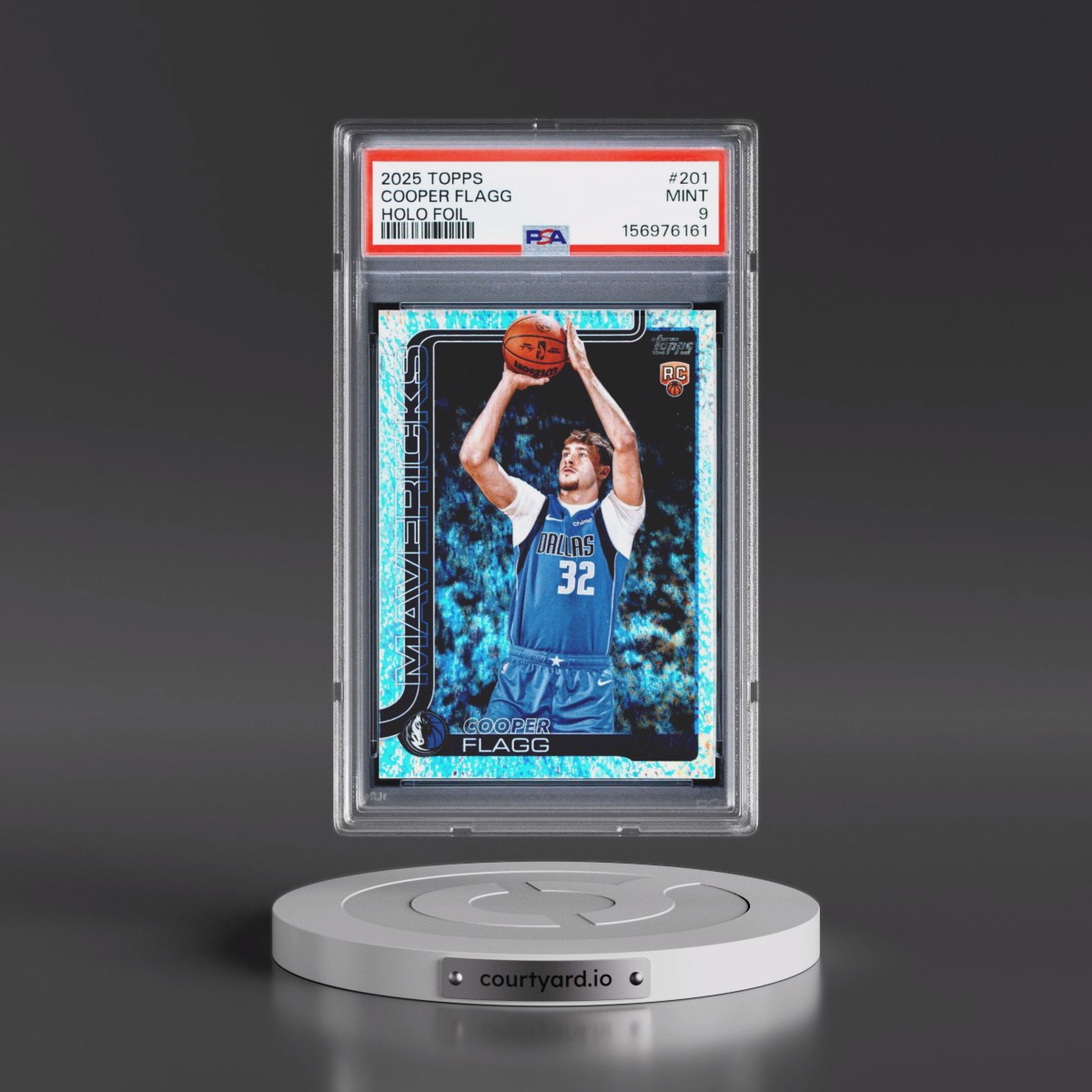 2025 Topps #201 Cooper Flagg - Holo Foil (PSA 9 MINT)