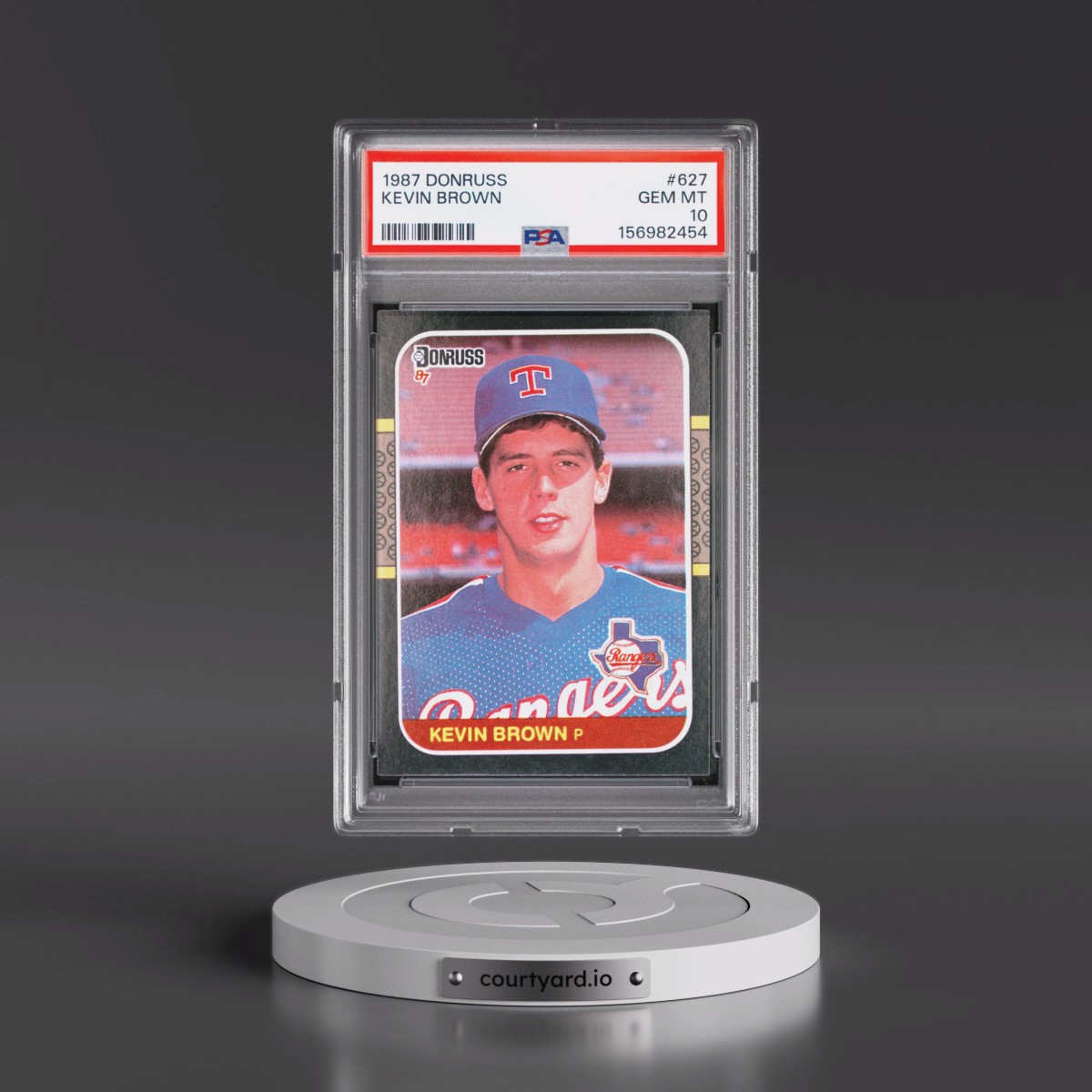 1987 Donruss #627 Kevin Brown (PSA 10 GEM MINT)