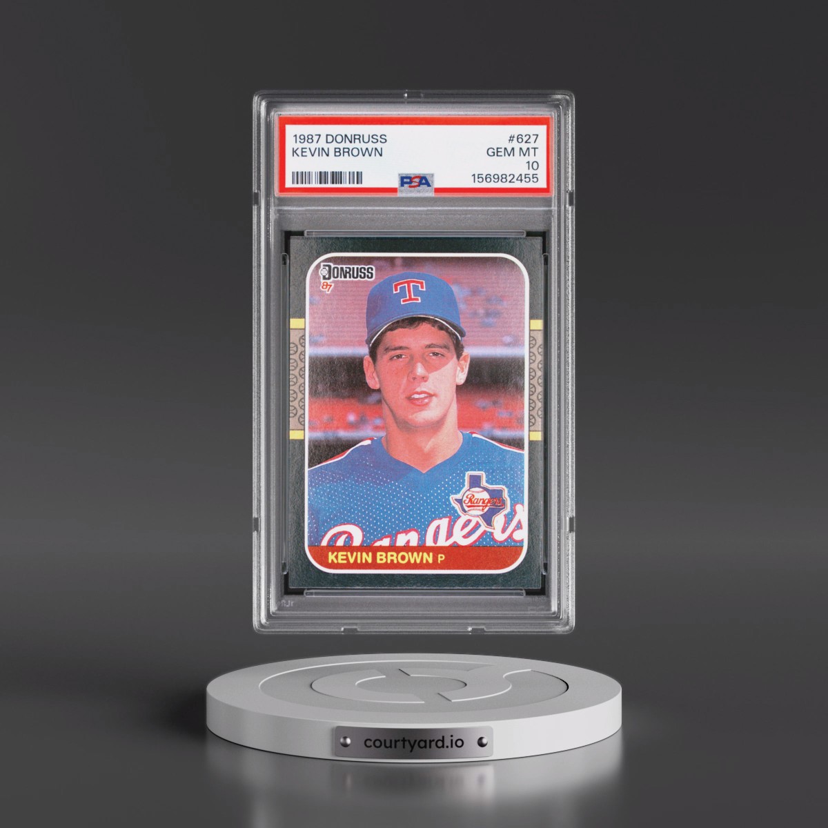 1987 Donruss #627 Kevin Brown (PSA 10 GEM MINT)