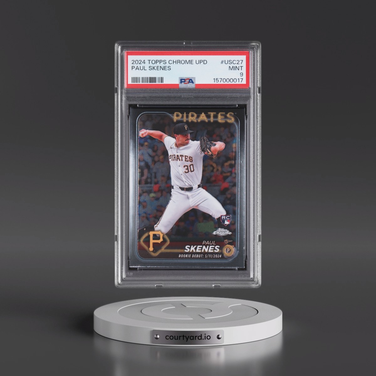 2024 Topps Chrome Update #USC27 Paul Skenes (PSA 9 MINT)