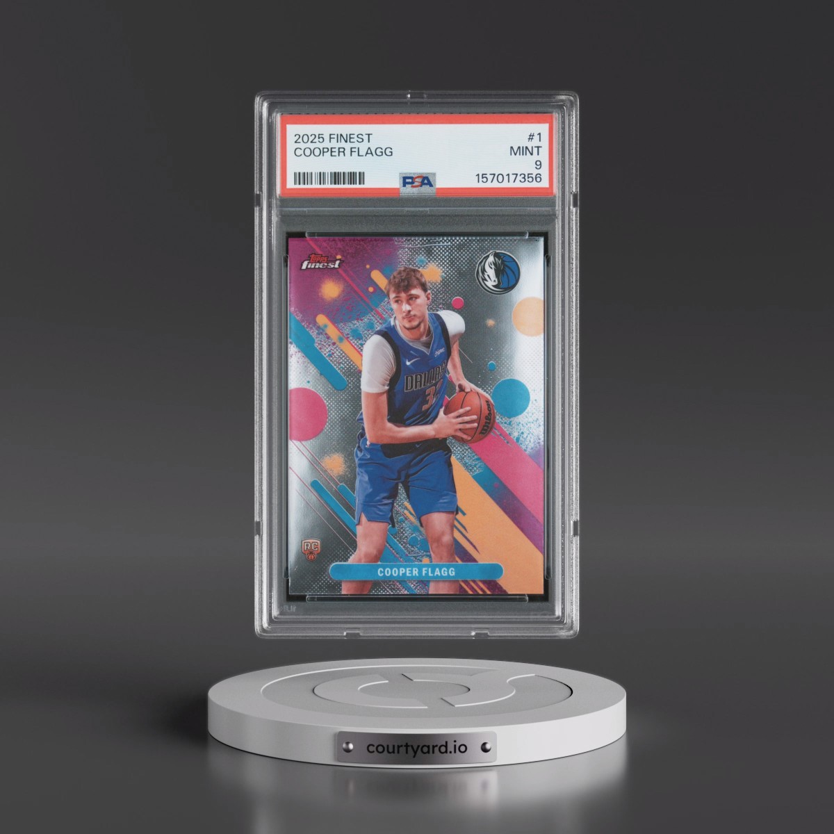 2025 Topps Finest #1 Cooper Flagg (PSA 9 MINT)