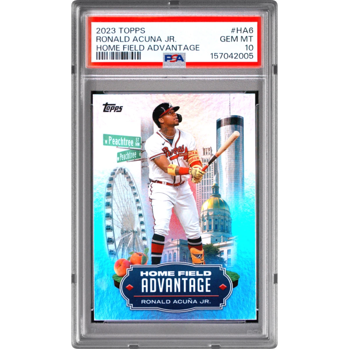 2023 Topps Home Field Advantage #HA6 Ronald Acuna Jr. (PSA 10 GEM MINT)