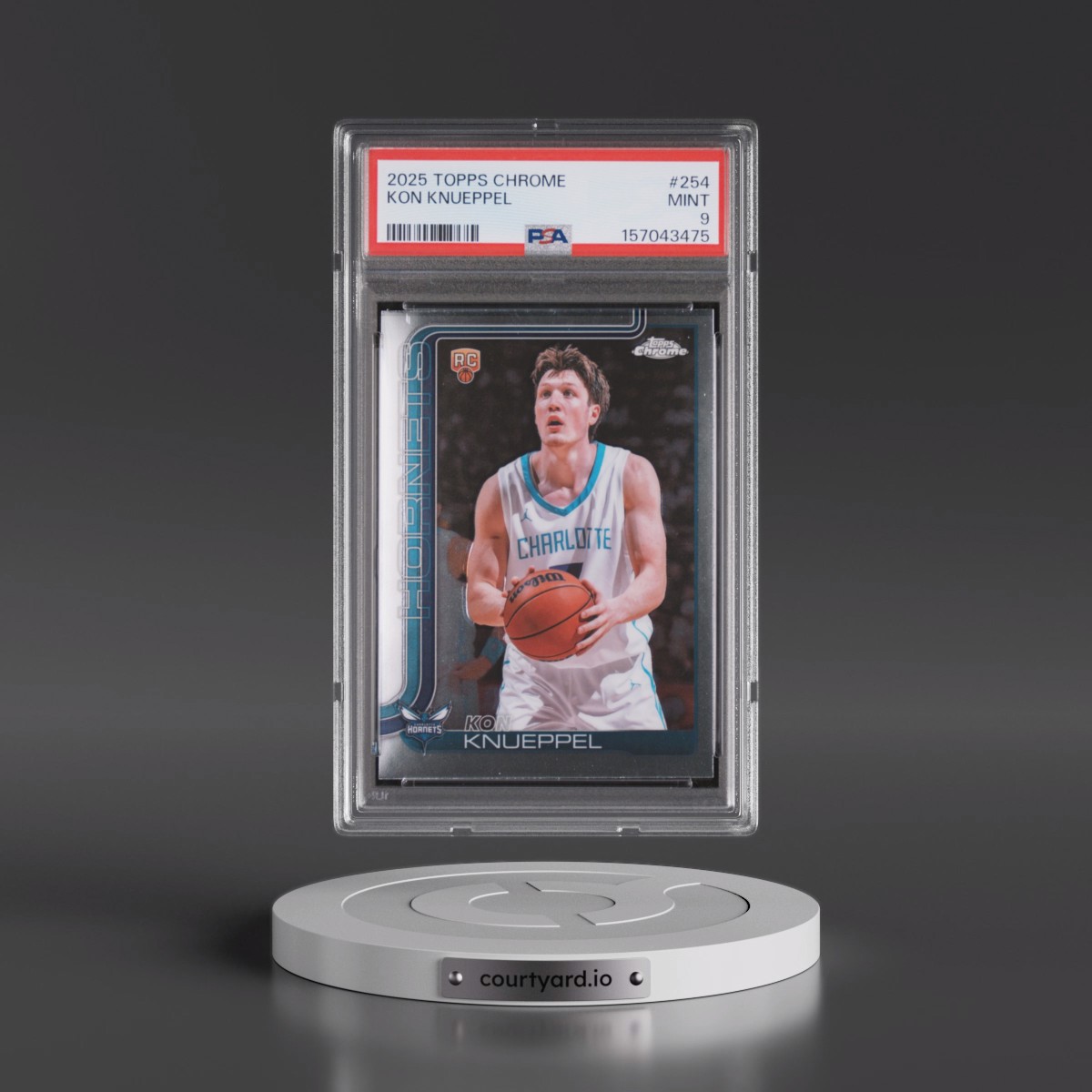 2025 Topps Chrome #254 Kon Knueppel (PSA 9 MINT)