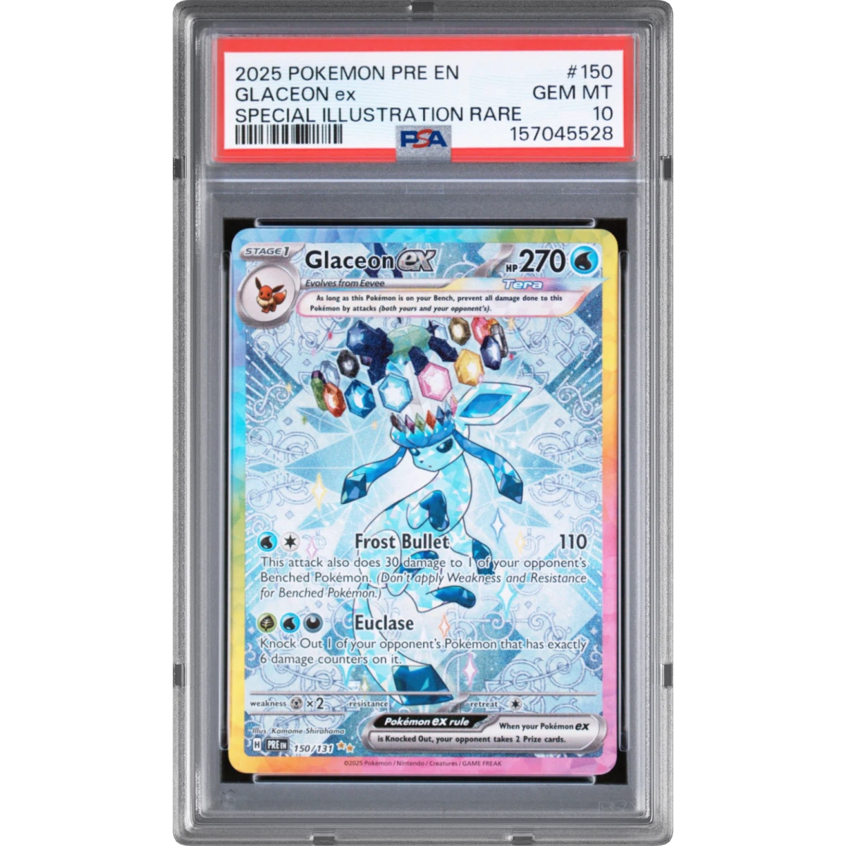 Glaceon EX card artwork
