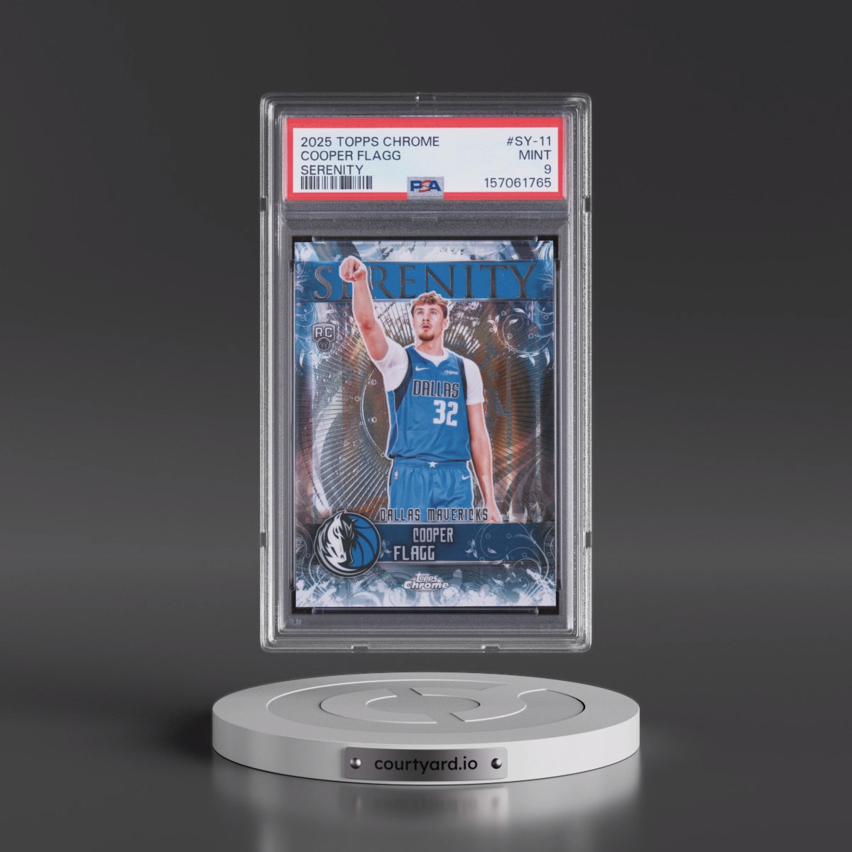 2025 Topps Chrome Serenity #SY-11 Cooper Flagg (PSA 9 MINT)