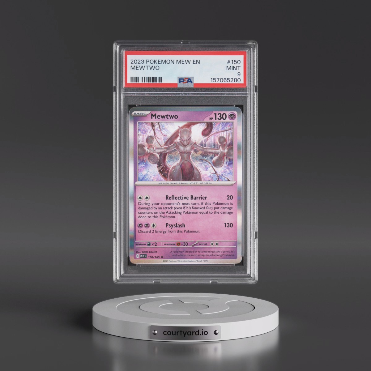 2023 Pokémon Mew EN-151 #150 Mewtwo (PSA 9 MINT)
