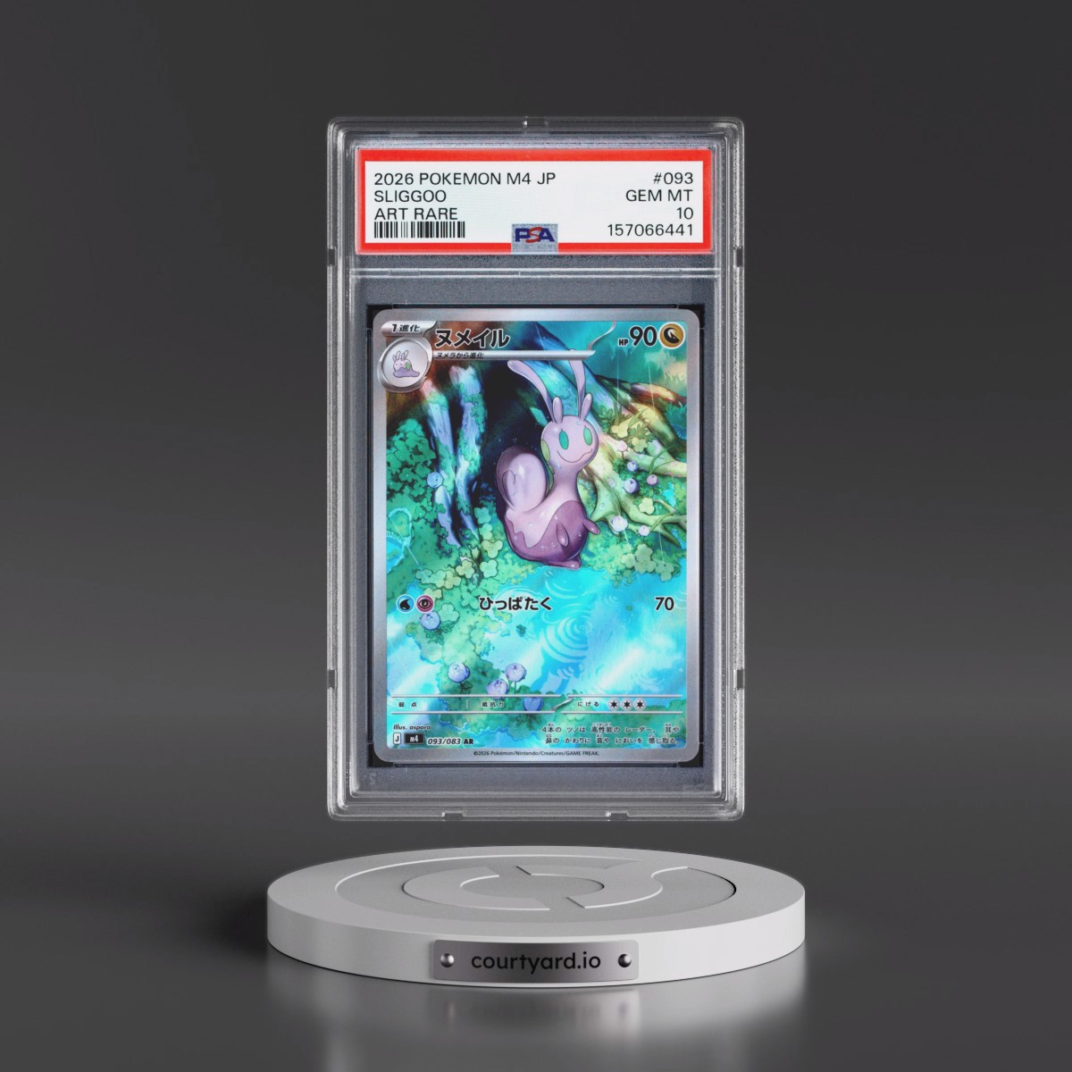 2026 Pokémon M4-Ninja Spinner #093 Sliggoo - Art Rare (PSA 10 GEM MINT)