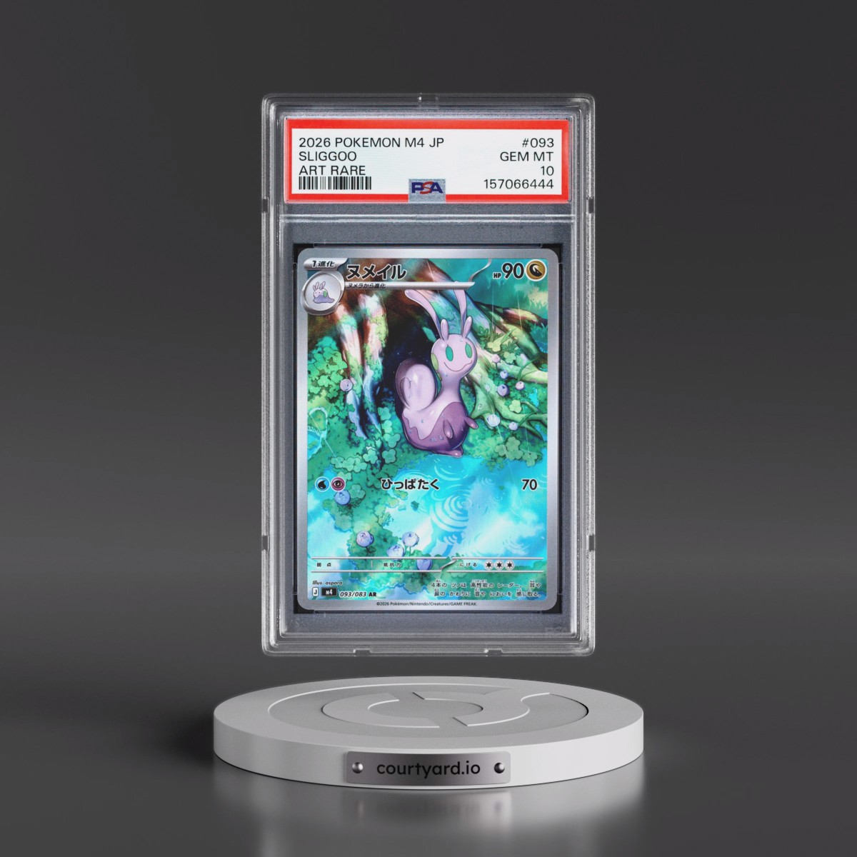 2026 Pokémon M4-Ninja Spinner #093 Sliggoo - Art Rare (PSA 10 GEM MINT)