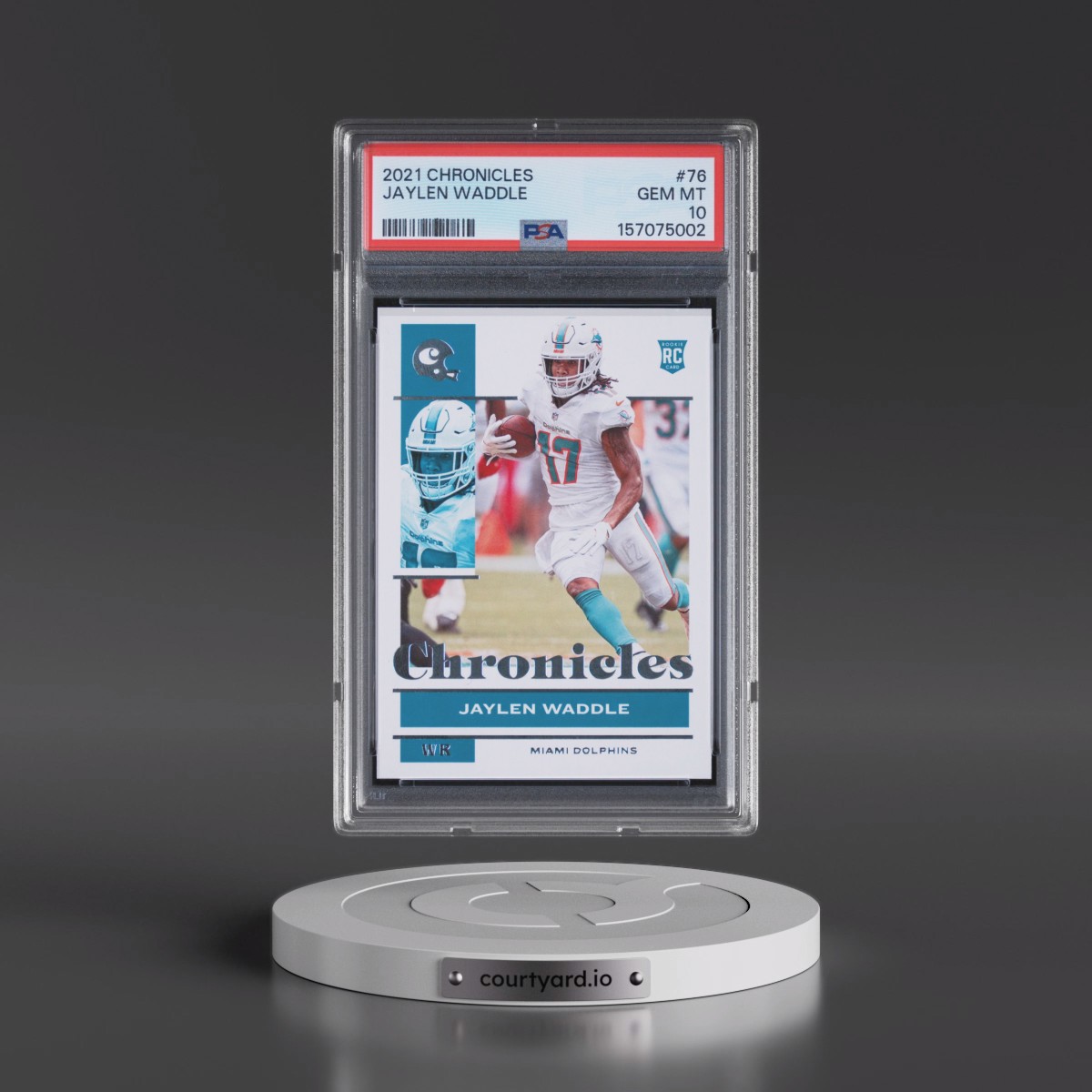 2021 Panini Chronicles #76 Jaylen Waddle (PSA 10 GEM MINT)