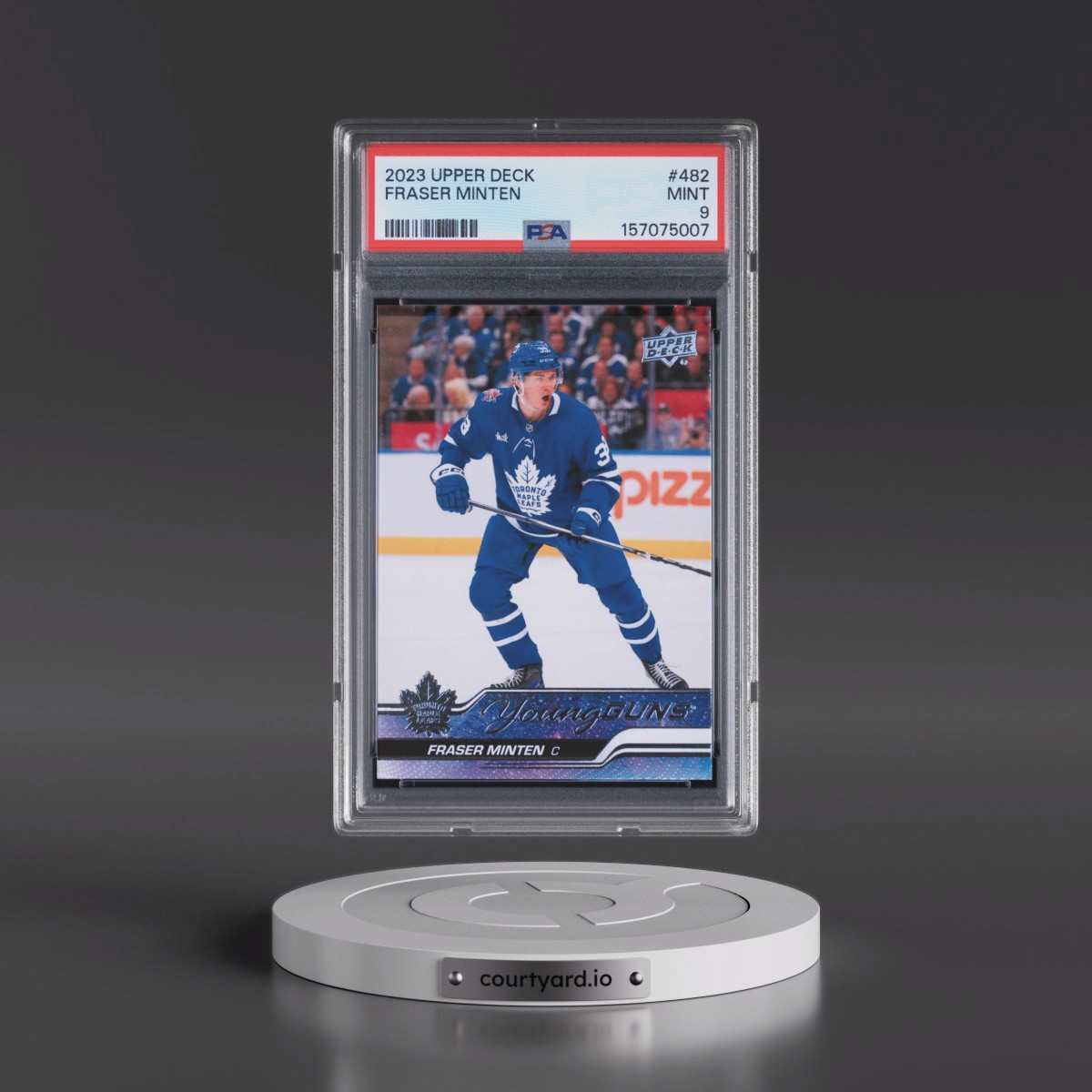2023 Upper Deck #482 Fraser Minten (PSA 9 MINT)