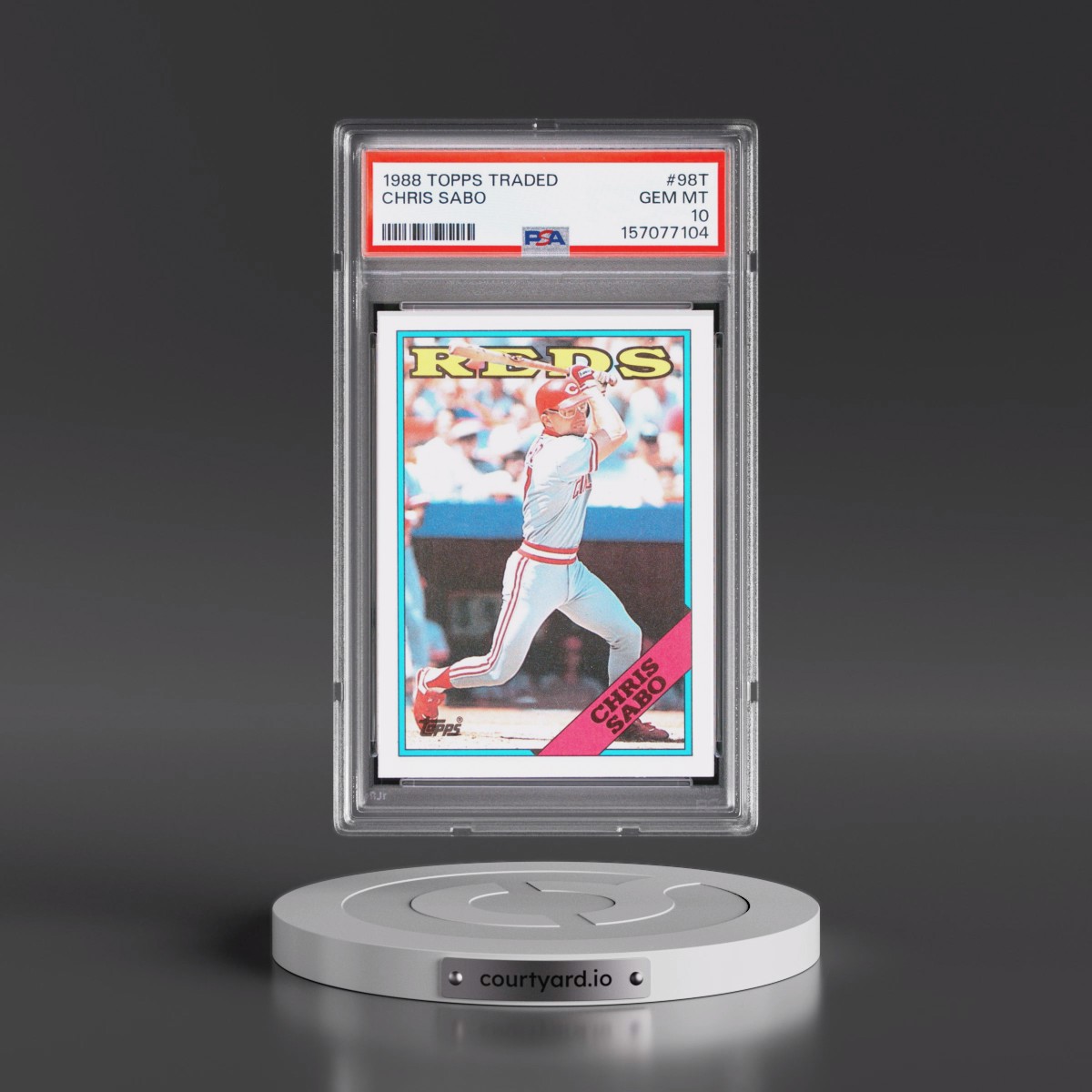 1988 Topps Traded #98T Chris Sabo (PSA 10 GEM MINT)