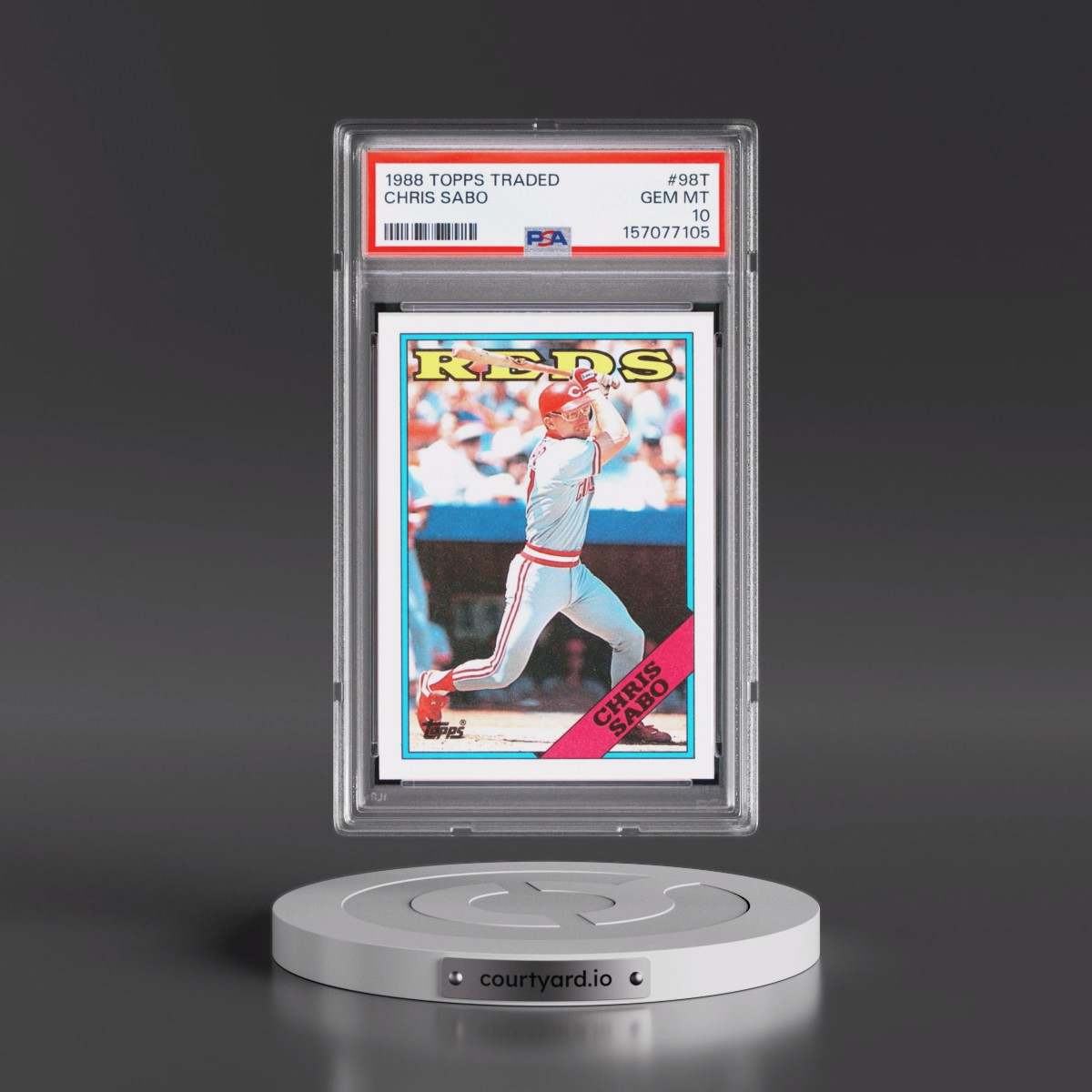 1988 Topps Traded #98T Chris Sabo (PSA 10 GEM MINT)