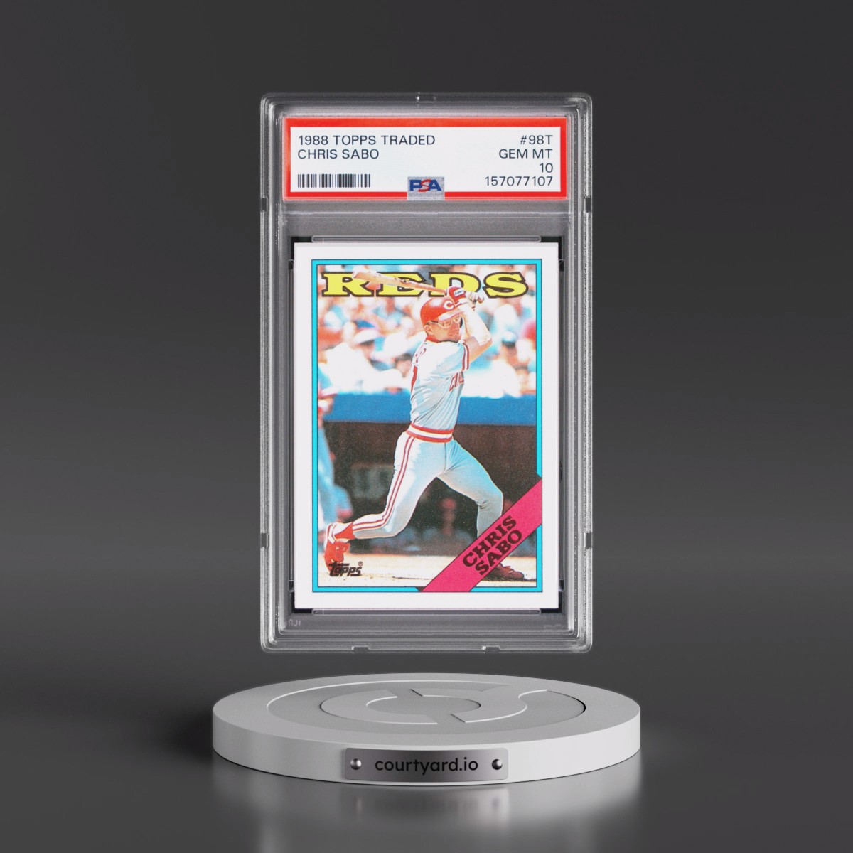 1988 Topps Traded #98T Chris Sabo (PSA 10 GEM MINT)