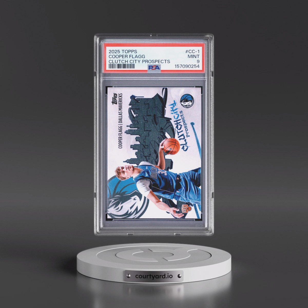 2025 Topps Clutch City Prospects #CC-1 Cooper Flagg (PSA 9 MINT)