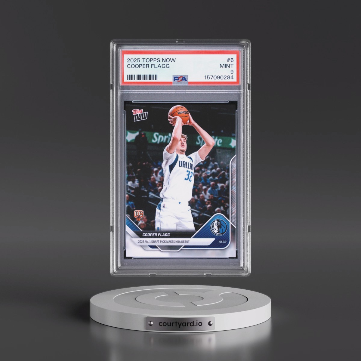 2025 Topps Now #6 Cooper Flagg (PSA 9 MINT)
