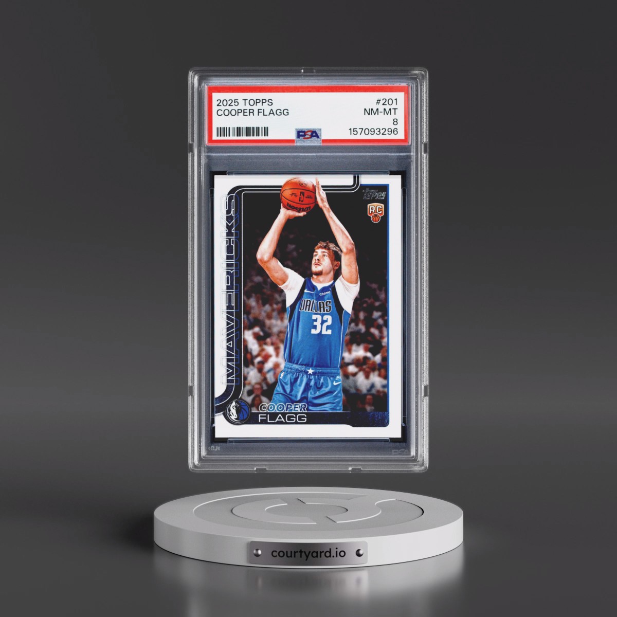 2025 Topps #201 Cooper Flagg (PSA 8 NM-MT)