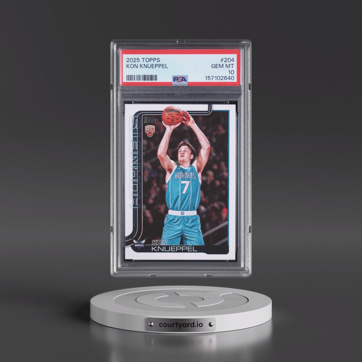 2025 Topps #204 Kon Knueppel (PSA 10 GEM MINT)
