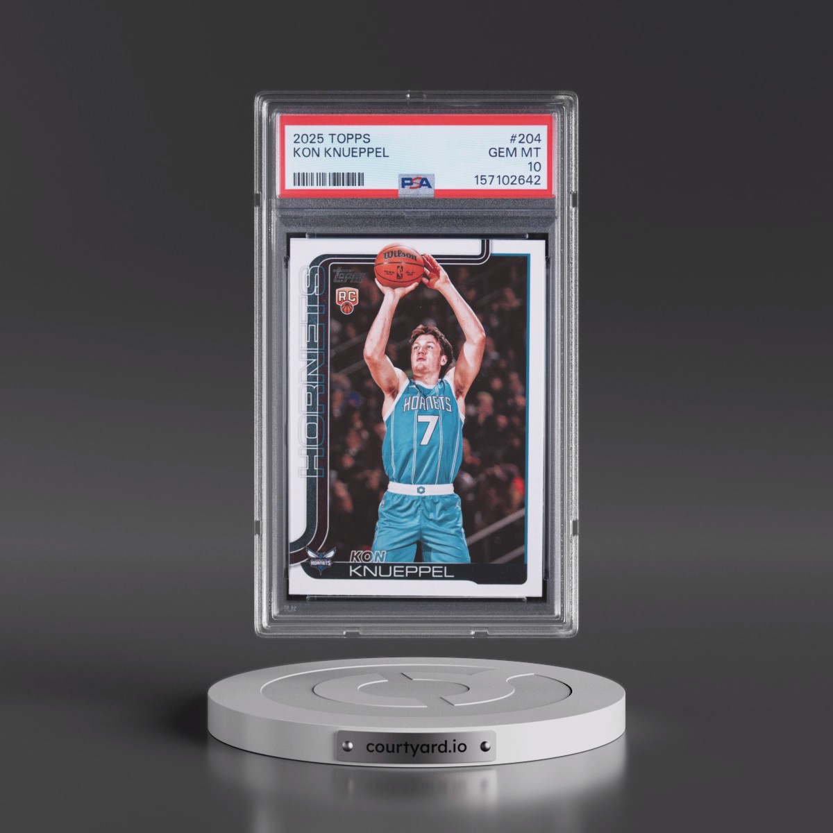 2025 Topps #204 Kon Knueppel (PSA 10 GEM MINT)