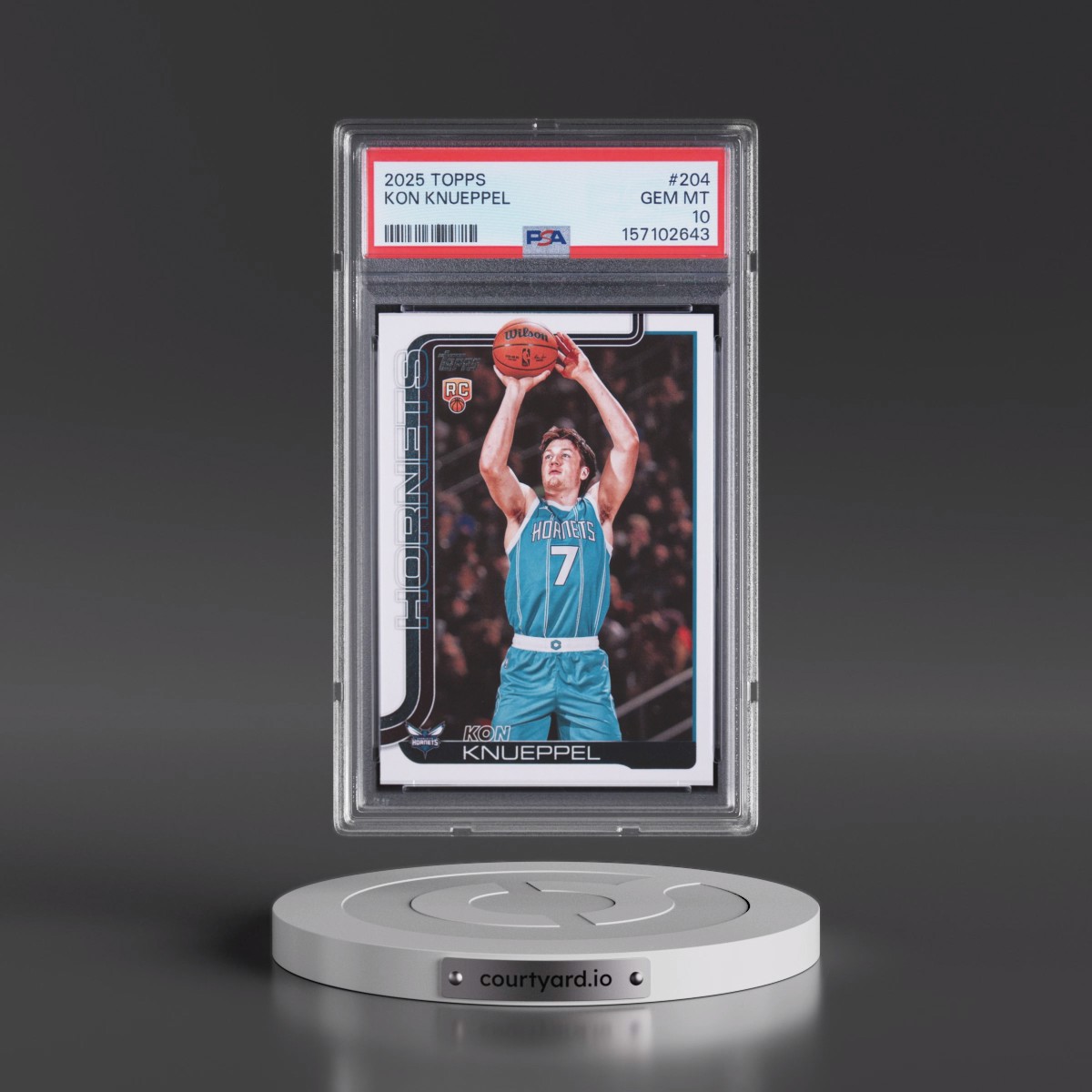 2025 Topps #204 Kon Knueppel (PSA 10 GEM MINT)