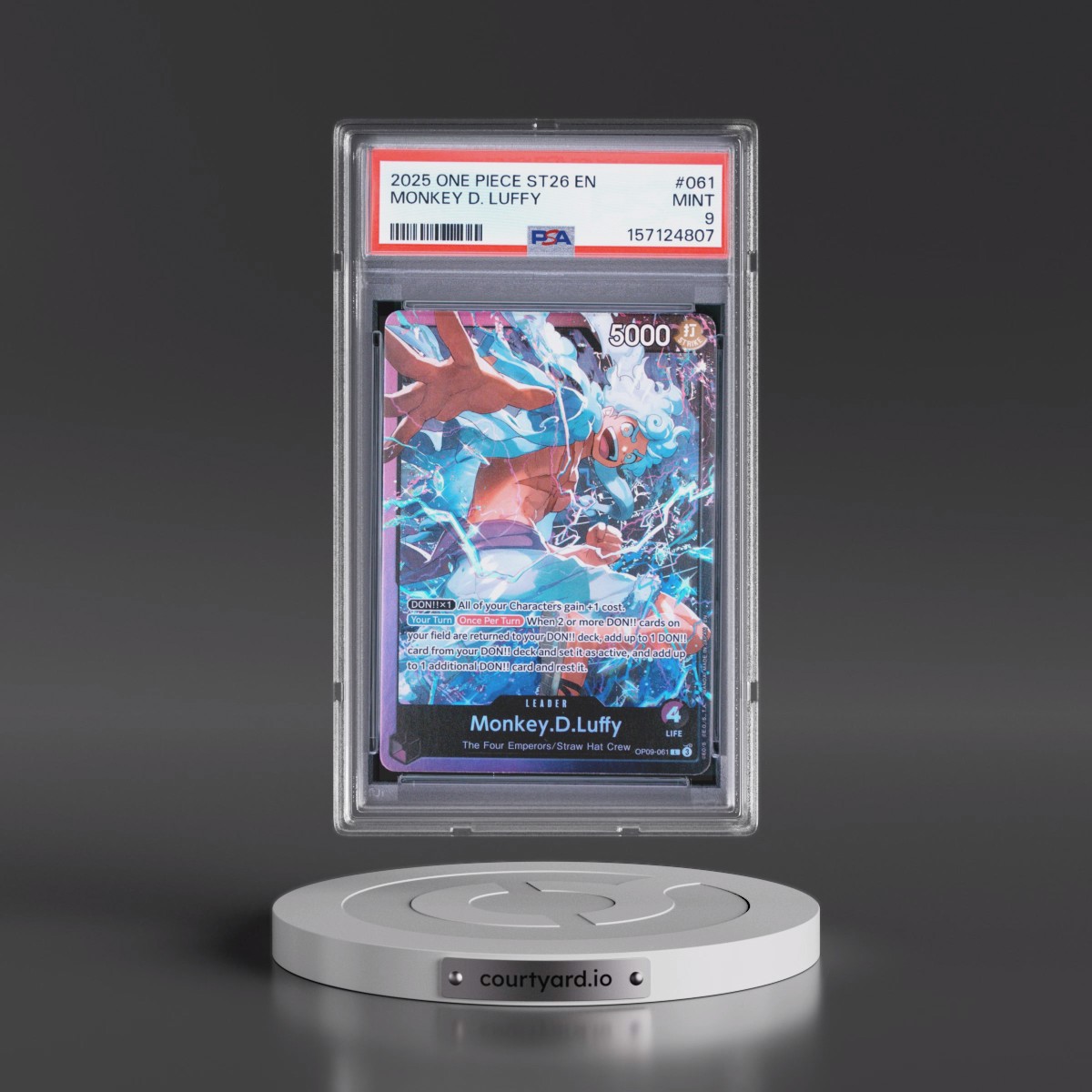 2025 One Piece Starter Deck ST26-Purple/Black Monkey D. Luffy #061 Monkey D. Luffy (PSA 9 MINT)