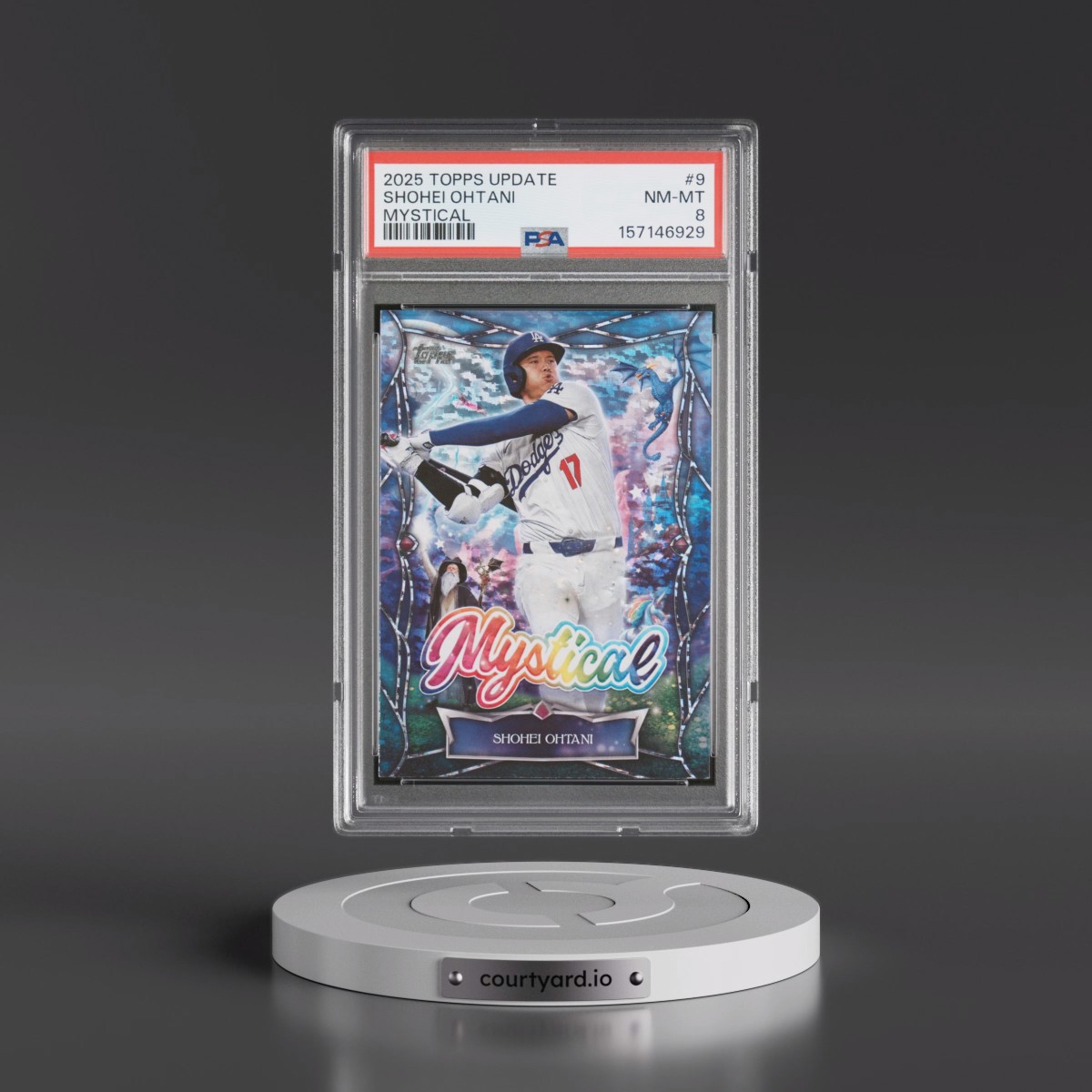 2025 Topps Update Mystical #9 Shohei Ohtani (PSA 8 NM-MT)