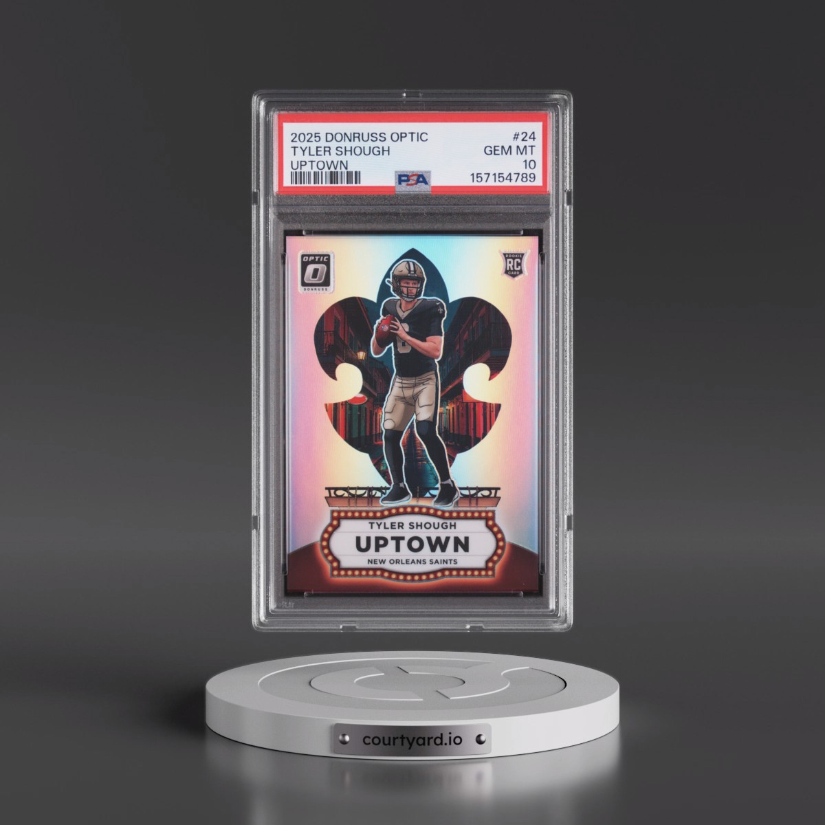2025 Panini Donruss Optic Uptown Tyler Shough #24 PSA 10