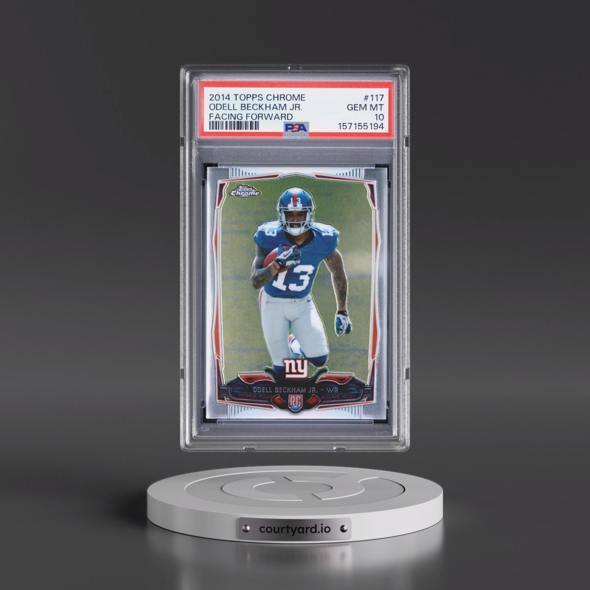 2014 Topps Chrome #117 Odell Beckham Jr. (PSA 10 GEM MINT)
