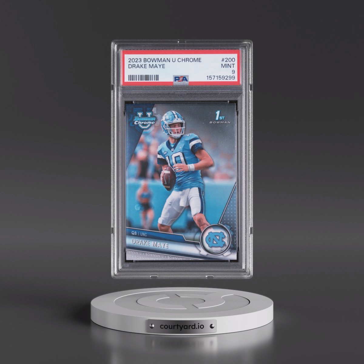 2023 Bowman University Chrome #200 Drake Maye (PSA 9 MINT)
