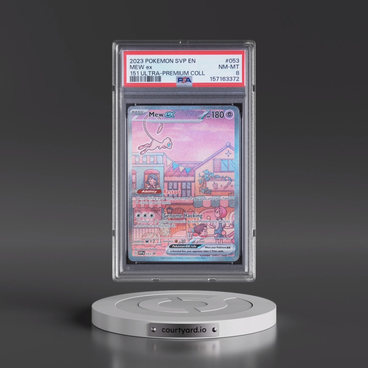 2023 Pokémon Svp EN-SV Black Star Promo #053 Mew EX - Holo 151 Ultra-Premium Collection (PSA 8 NM-MT)
