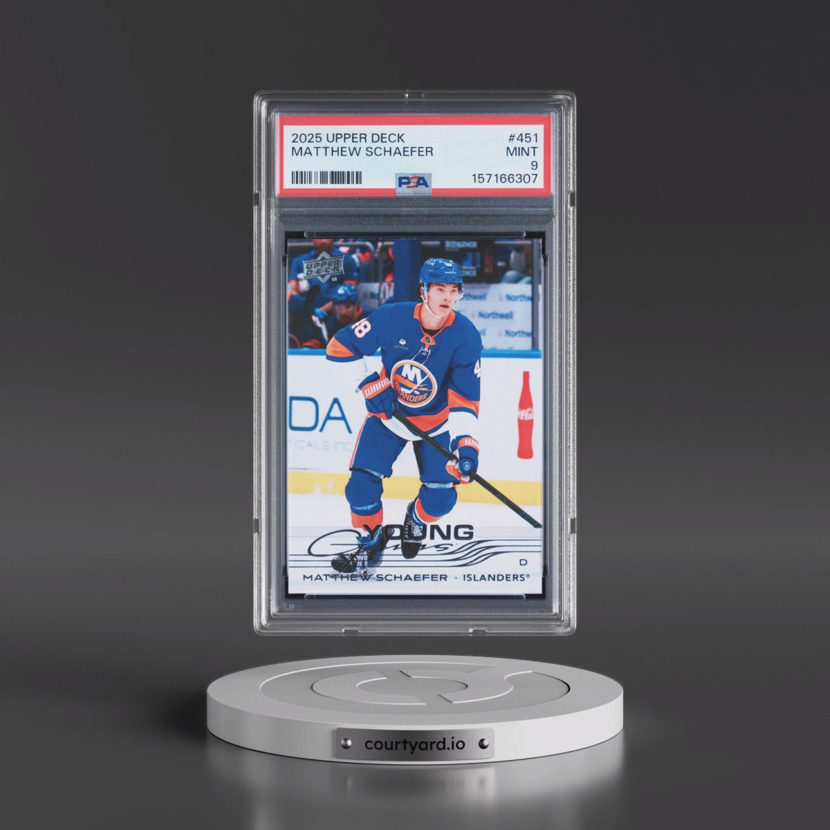 2025 Upper Deck Matthew Schaefer #451 PSA 9