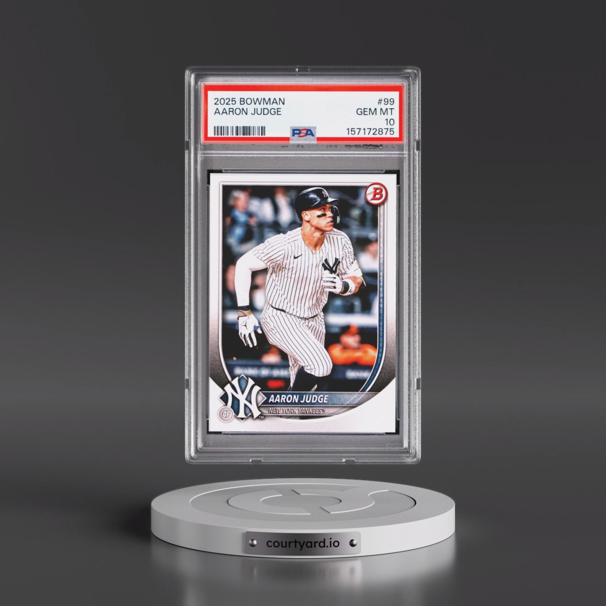 2025 Bowman #99 Aaron Judge (PSA 10 GEM MINT)