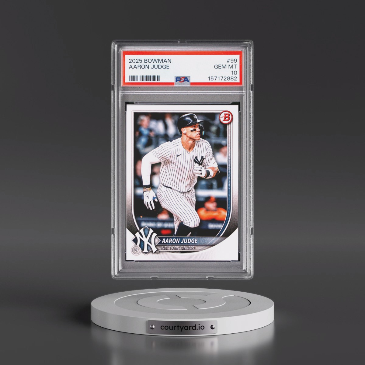 2025 Bowman #99 Aaron Judge (PSA 10 GEM MINT)