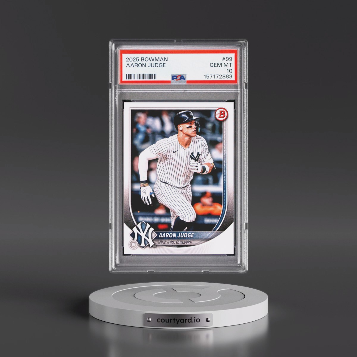 2025 Bowman #99 Aaron Judge (PSA 10 GEM MINT)