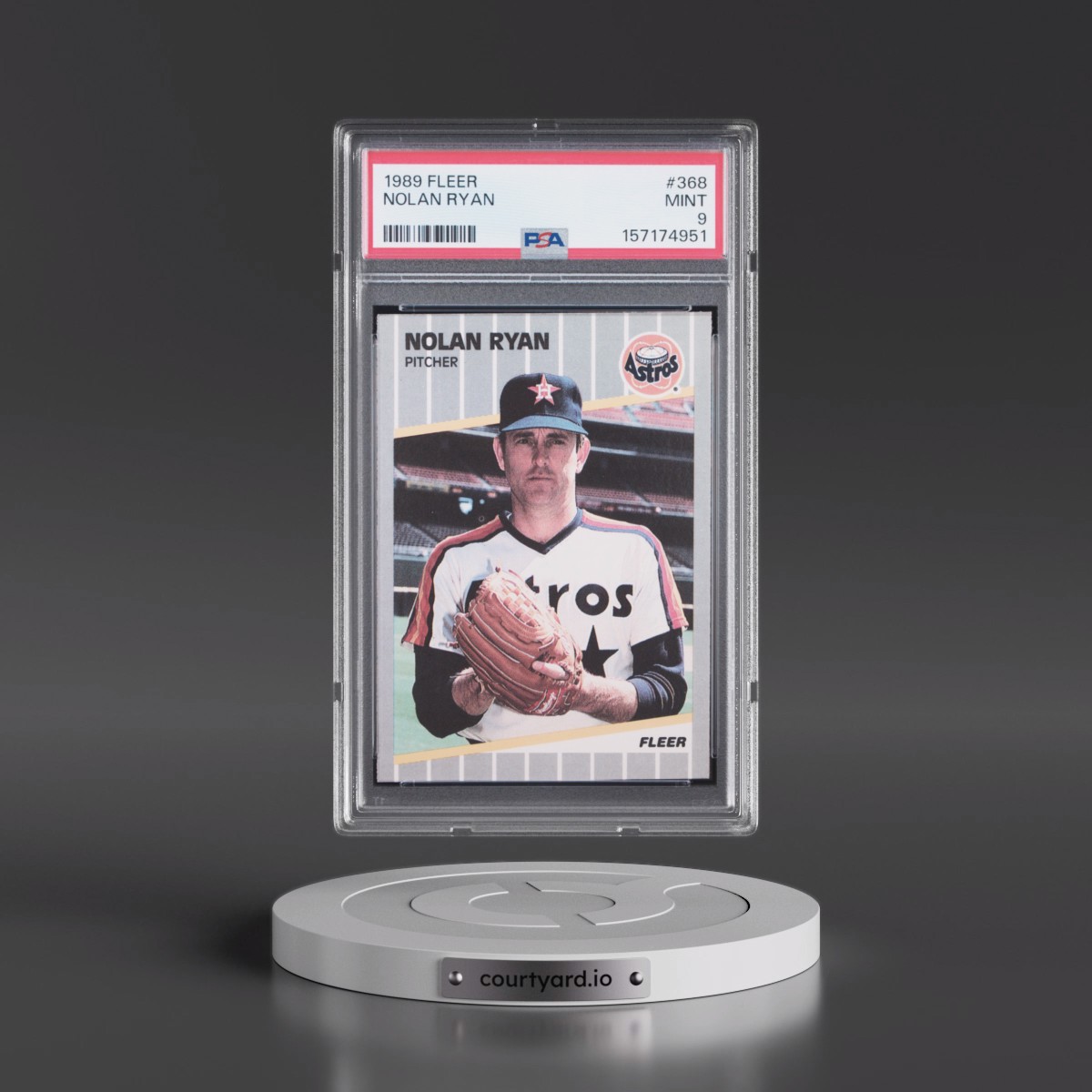 1989 Fleer Nolan Ryan #368 PSA 9