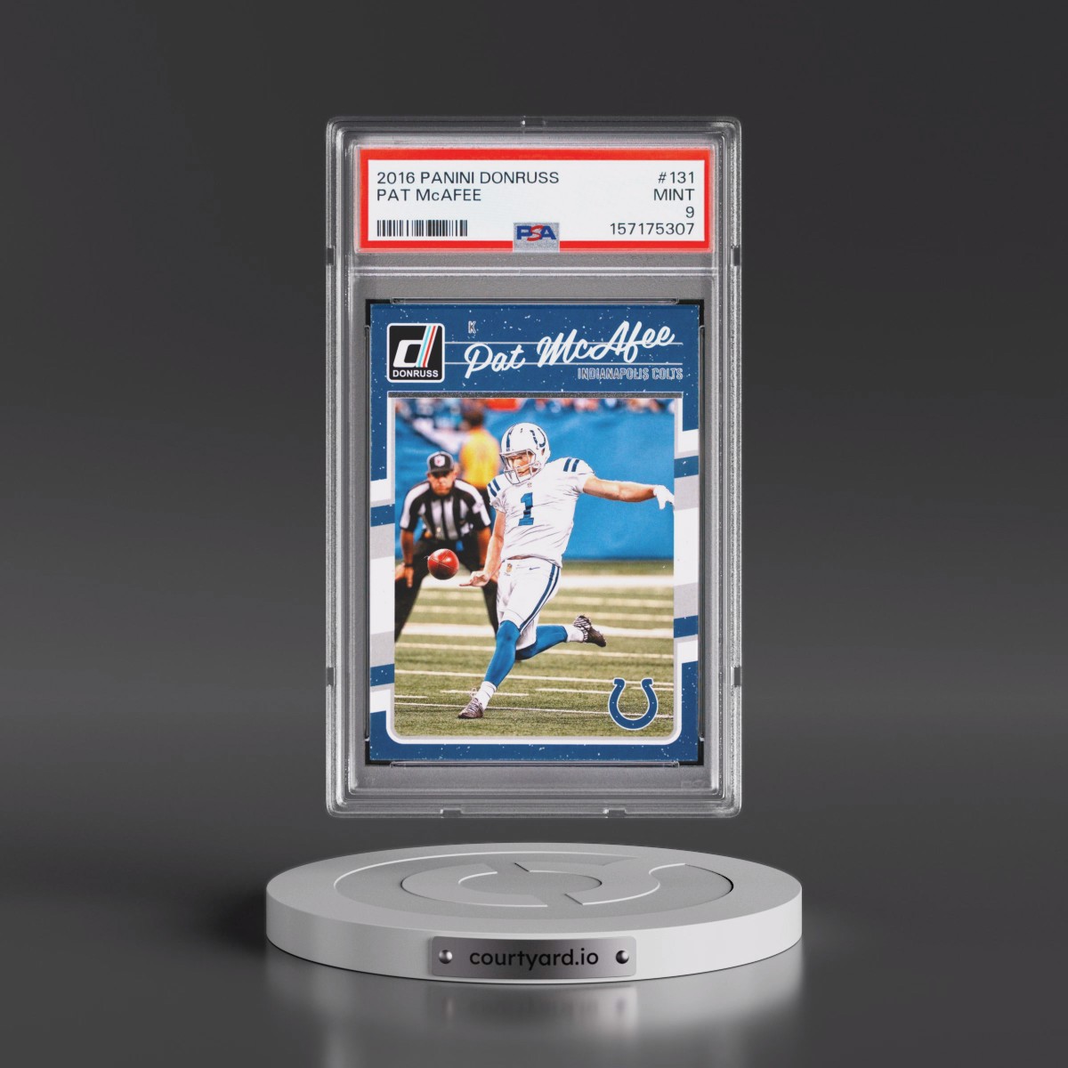 2016 Panini Donruss #131 Pat McAfee (PSA 9 MINT)