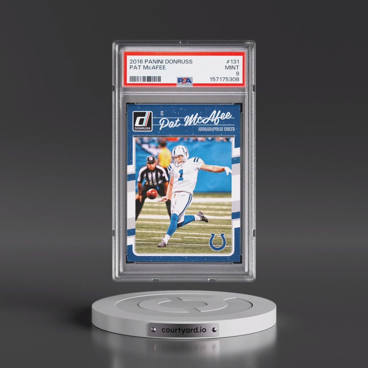 2016 Panini Donruss #131 Pat McAfee (PSA 9 MINT)