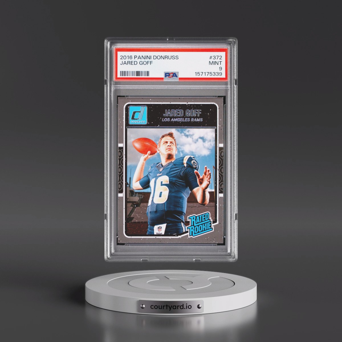 2016 Panini Donruss #372 Jared Goff (PSA 9 MINT)