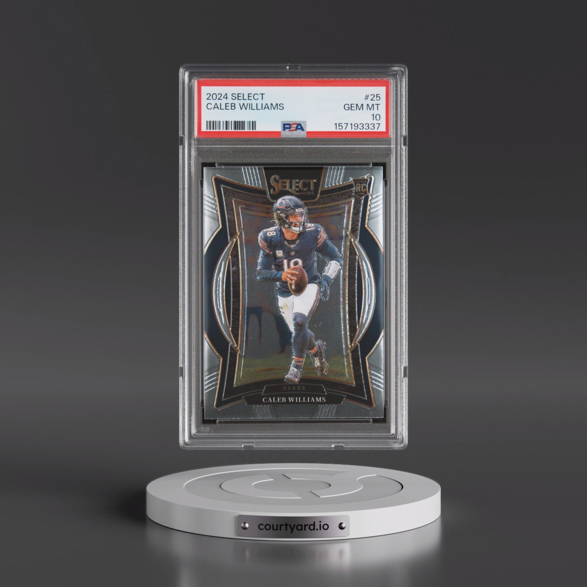 2024 Panini Select Caleb Williams #25 PSA 10
