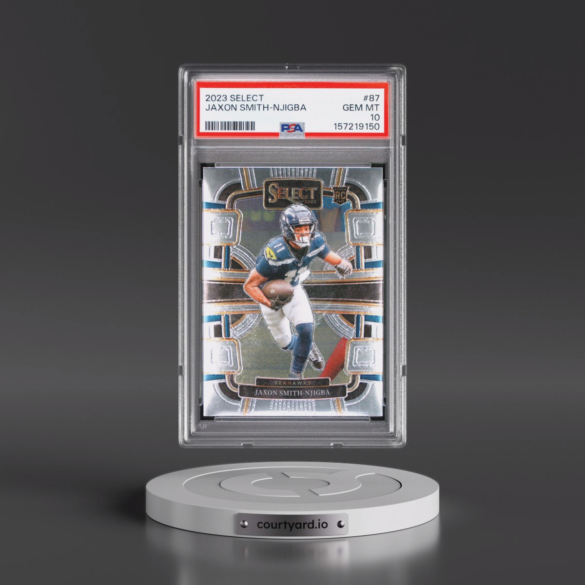 2023 Panini Select #87 Jaxon Smith-Njigba (PSA 10 GEM MINT)