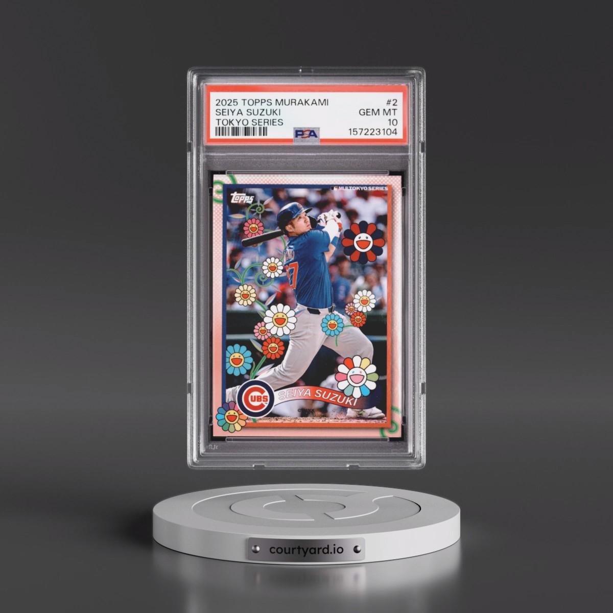 2025 Topps Takashi Murakami + MLB World Tour Tokyo Series #2 Seiya Suzuki (PSA 10 GEM MINT)